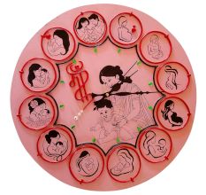 Handcrafted Mothers Day Special Wall Clock